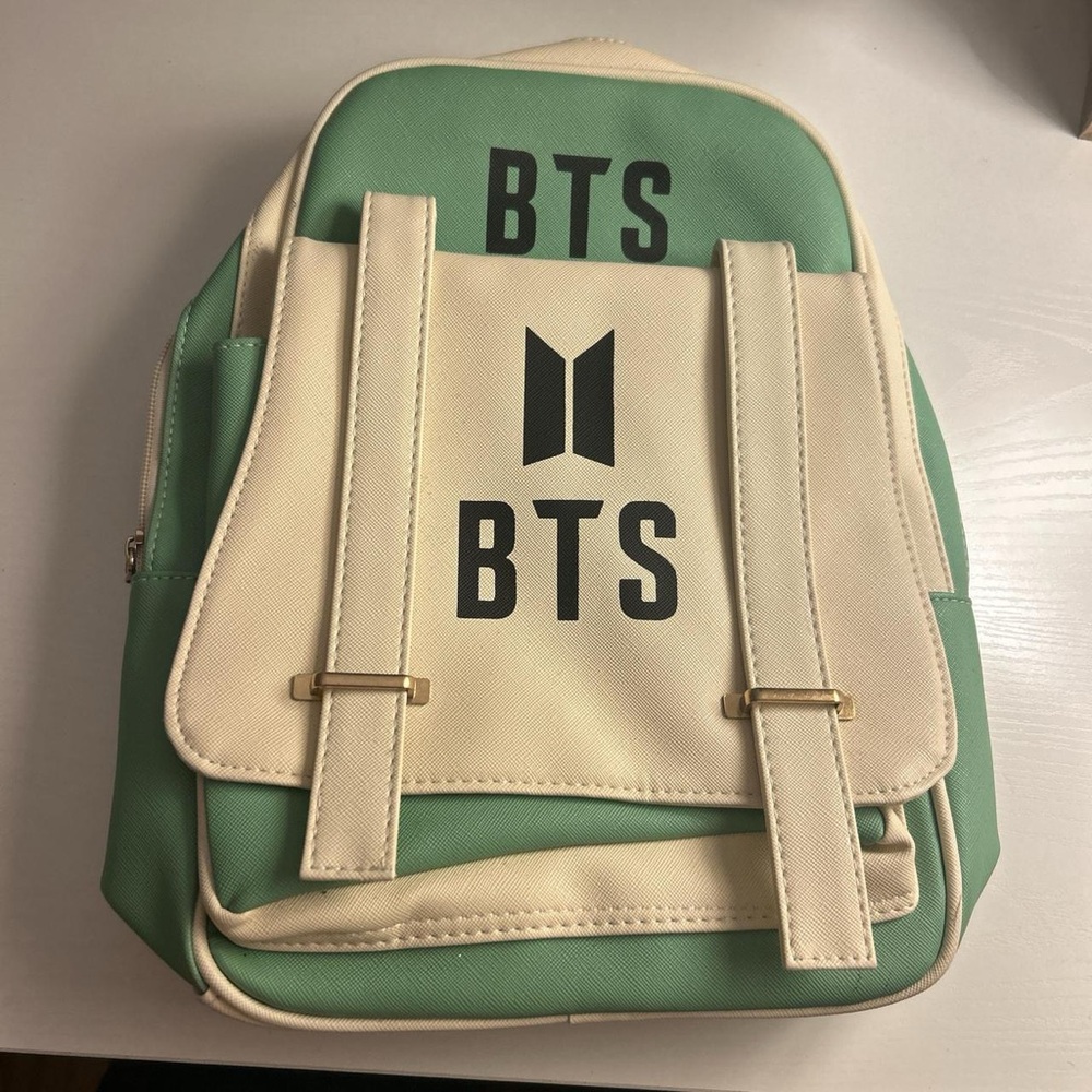 BTS Green and Cream Mini Bag